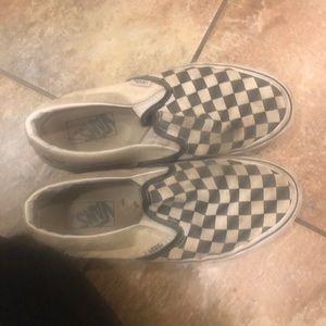 checkered vans